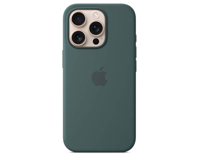 Чехол-силикон оригинал Full Soft Matte with MagSafe and Animation iPhone 16 Pro Max, Lake green