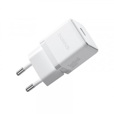 Мережеве зарядний пристрій Baseus Palm Type-C 30W (P10111605213-00) White