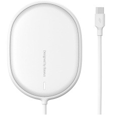 Беспроводная зарядка Baseus Light Magnetic Wireless Charger 15W (WXQJ-02) (Белый \ White)