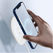 Беспроводная зарядка Baseus Light Magnetic Wireless Charger 15W (WXQJ-02) (Белый  White)