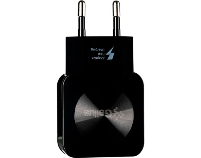 Мережеве зарядний пристрій Gelius Ultra Prime (GU-HC02) з кабелем MicroUSB (2USB, 2.1A) Black