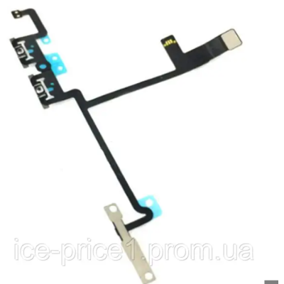 Шлейф для iPhone X, on/off, Мікрофон