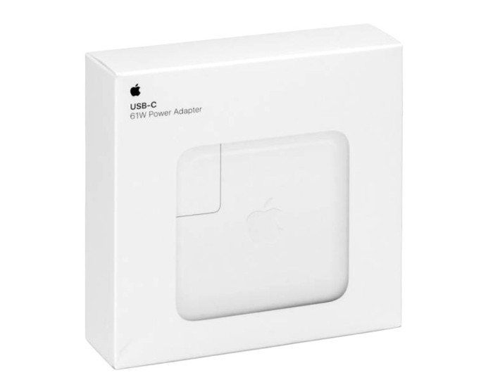 Мережеве зарядний пристрій Original Type-C 61W (box) (Білий / White)