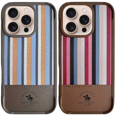 Чехол-силикон оригинал Polo Santa Barbara Isaac для Apple iPhone 16 Pro Max Champagne Gold