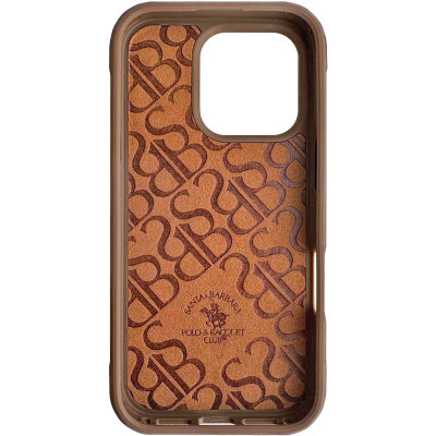 Чехол-силикон оригинал Polo Santa Barbara Isaac для Apple iPhone 16 Pro Max Champagne Gold