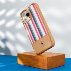 Чехол-силикон оригинал Polo Santa Barbara Isaac для Apple iPhone 16 Pro Max Champagne Gold  