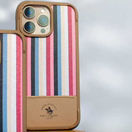 Чехол-силикон оригинал Polo Santa Barbara Isaac для Apple iPhone 16 Pro Max Champagne Gold