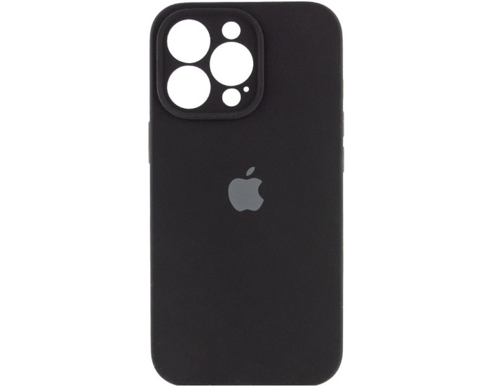 Чехол-силикон Full Camera Protective (AA) для Apple iPhone 16 Pro Max (Черный / Black)