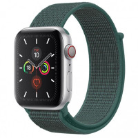 Ремешок для Apple Watch Nylon Loop Series 38/40/41/42 mm (Зеленый / Pine green)