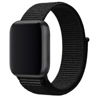 Ремешок для Apple Watch Nylon Loop Series 38/40/41/42 mm (Black / Summit White)