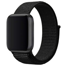 Ремінець для Apple Watch Nylon Loop Series 38/40/41/42 mm (Black / Summit White)