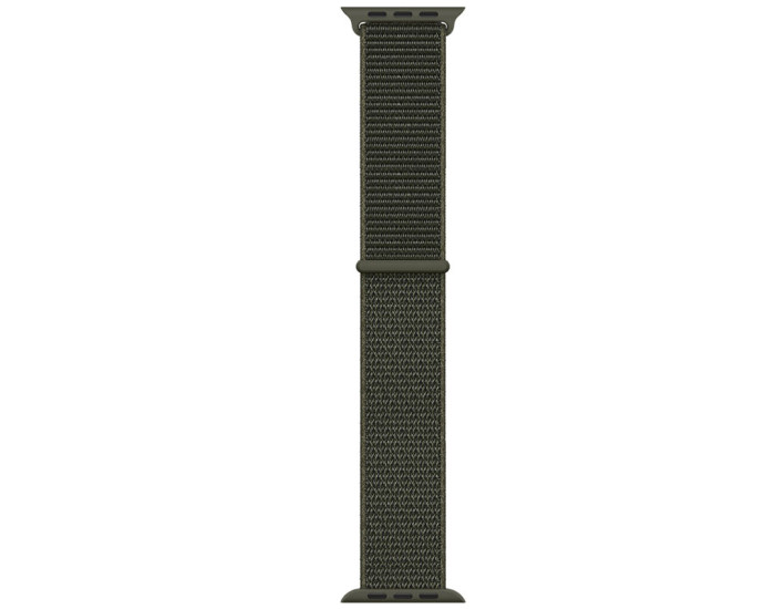 Ремешок для Apple Watch Nylon Loop Series 38/40/41/42 mm (Зеленый / Cargo Khaki)