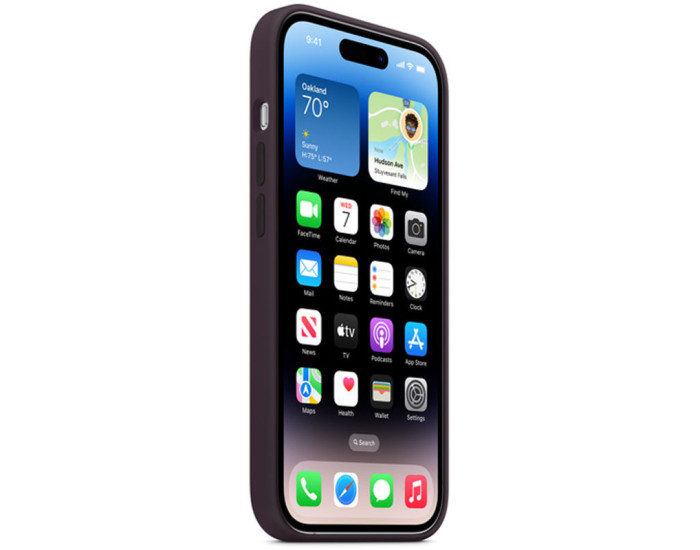 Чехол-силикон оригинал Full Soft Matte iPhone 16 Pro Max (Фиолетовый / Elderberry)