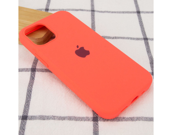 Чехол-силикон оригинал Full Soft Matte iPhone 16 Pro Max (Арбузный / Watermelon Red)