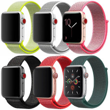 Ремінець для Apple Watch Nylon Loop Series 42/44/45/46/49 mm Pine Green