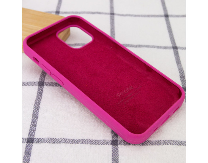 Чехол-силикон Case Full Protective iPhone 16 Pro Max (Малиновый / Dragon Fruit)