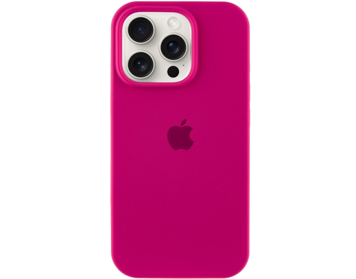 Чехол-силикон оригинал Full Soft Matte iPhone 16 Pro Max (Красный / Rose Red)
