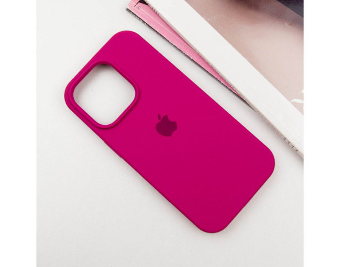 Чехол-силикон оригинал Full Soft Matte iPhone 16 Pro Max (Красный / Rose Red)