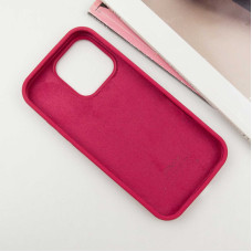 Чехол-силикон оригинал Full Soft Matte iPhone 16 Pro Max (Красный / Rose Red)