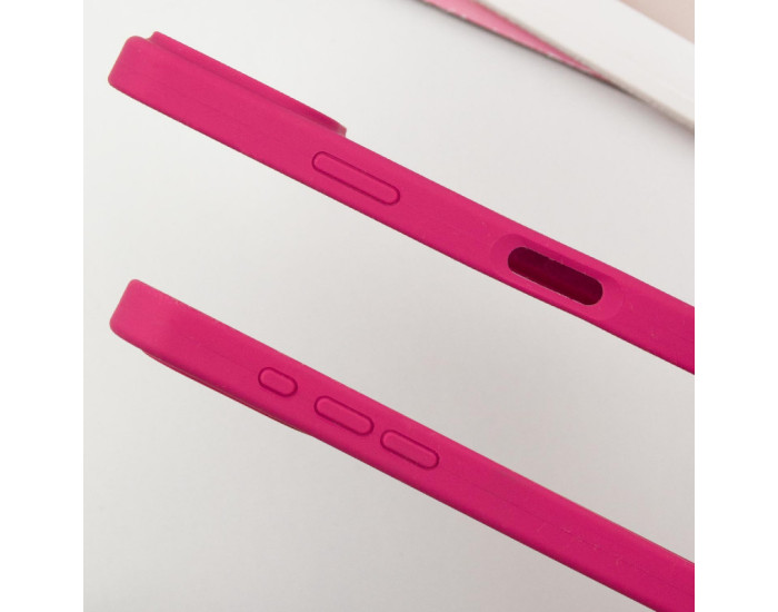 Чехол-силикон оригинал Full Soft Matte iPhone 16 Pro Max (Красный / Rose Red)