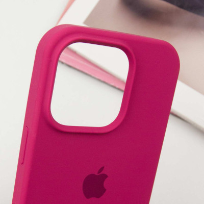 Чехол-силикон Case Full Protective iPhone 16 Pro Max (Красный / Rose Red)