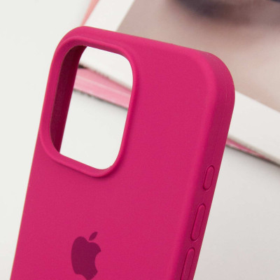 Чехол-силикон Case Full Protective iPhone 16 Pro Max (Красный / Rose Red)