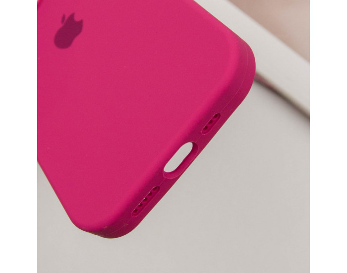 Чехол-силикон оригинал Full Soft Matte iPhone 16 Pro Max (Красный / Rose Red)