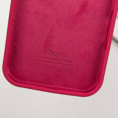 Чехол-силикон Case Full Protective iPhone 16 Pro Max (Красный / Rose Red)