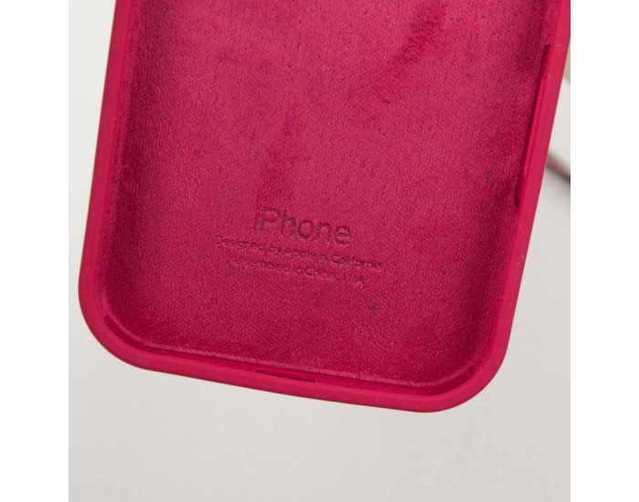 Чехол-силикон оригинал Full Soft Matte iPhone 16 Pro Max (Красный / Rose Red)