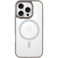 Чехол-силикон Blueo Skin Friendly Frosted with MagSafe Apple iPhone 16 Pro Max Серый