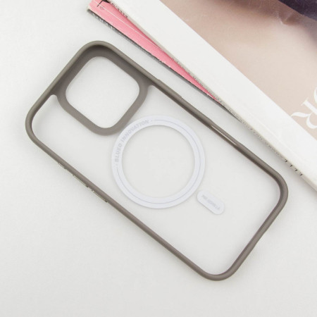 Чехол-силикон Blueo Skin Friendly Frosted with MagSafe Apple iPhone 16 Pro Max Серый