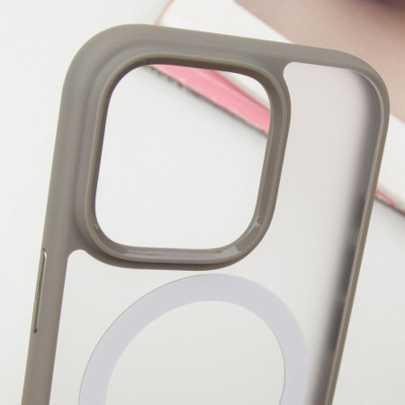 Чехол-силикон Blueo Skin Friendly Frosted with MagSafe Apple iPhone 16 Pro Max Серый