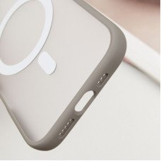 Чехол-силикон Blueo Skin Friendly Frosted with MagSafe Apple iPhone 16 Pro Max Серый