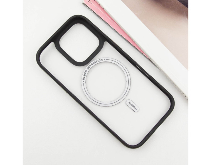 Чехол-силикон Blueo Skin Friendly Frosted with MagSafe Apple iPhone 16 Pro Max Black