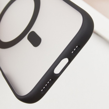 Чехол-силикон Blueo Skin Friendly Frosted with MagSafe Apple iPhone 16 Pro Max Black