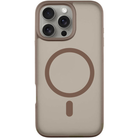 Чехол-силикон Blueo Skin Friendly Frosted with MagSafe Apple iPhone 16 Pro Max Gold Чехол-силикон Blueo Skin Friendly Frosted with MagSafe Apple iPhone 16 Pro Max Gold