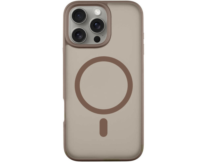 Чехол-силикон Blueo Skin Friendly Frosted with MagSafe Apple iPhone 16 Pro Max Gold