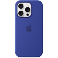 Чехол-силикон оригинал Silicone Case with Magsafe and Animation iPhone 16 Pro Utramarin