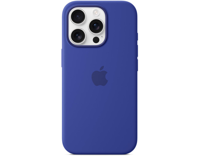 Чехол-силикон оригинал Silicone Case with Magsafe and Animation iPhone 16 Pro Utramarin