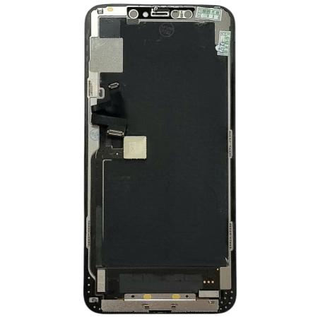 Дисплей с сенсорным экраном (модуль) iPhone 11 Pro Max, черный, переклейка (Класс B)