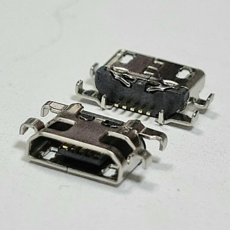 Коннектор зарядки Samsung A107, Galaxy A10s, 5 pin, Micro-USB (Класс C)
