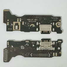 Шлейф для Xiaomi Redmi Note 10 Pro 4G / Note 10 Max, коннектора наушников, коннектора зарядки, с микрофоном (Класс А)
