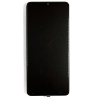 Дисплей с сенсорным экраном (модуль) Samsung A325 A32, черный с рамкой, OLED (Класс А)