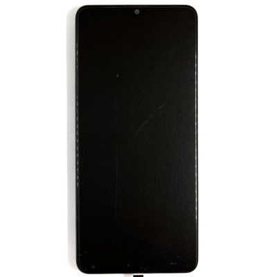 Дисплей з сенсорним екраном (модуль) Samsung A325 A32, чорний з рамкою, OLED
