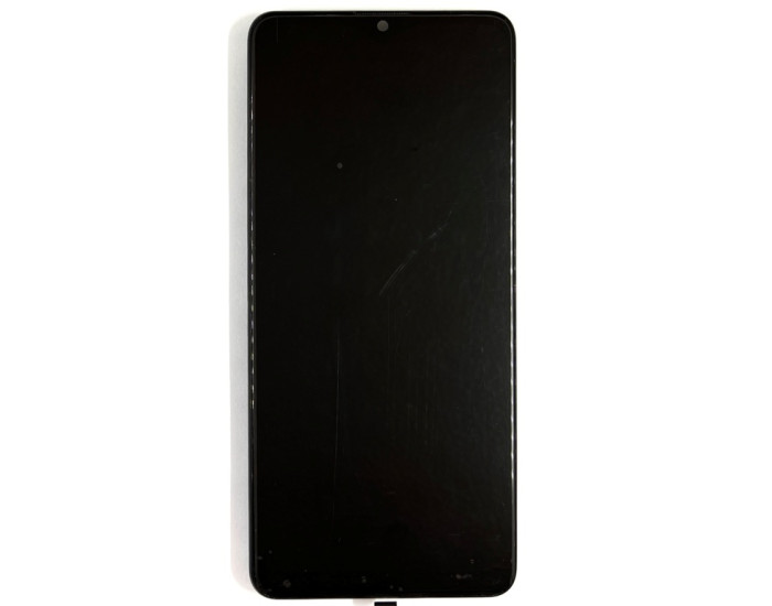 Дисплей з сенсорним екраном (модуль) Samsung A325 A32, чорний з рамкою, OLED