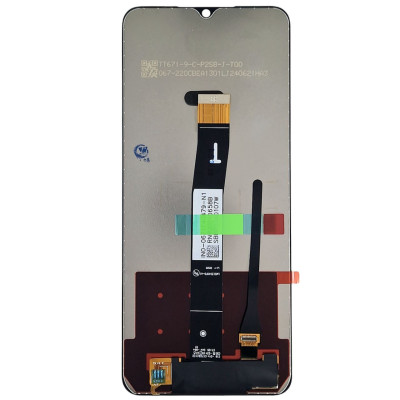 Дисплей з сенсорним екраном (модуль) Xiaomi Redmi 10C / Poco C40, чорний, оригінал