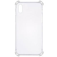Чехол-силикон Getman Ease logo усиленные углы iPhone Xs Max, Прозрачный