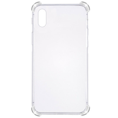 Чехол-силикон Getman Ease logo усиленные углы iPhone Xs Max, Прозрачный