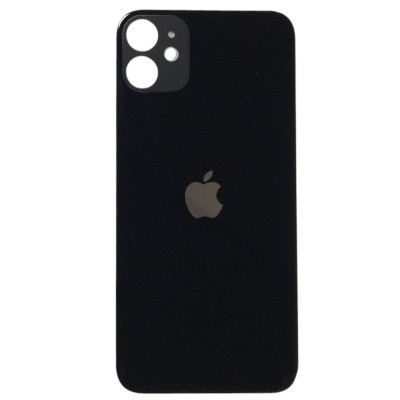 Задняя панель корпуса для iPhone 11, Black (Big Hole)
