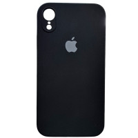 Чехол-силикон оригинал Square Cover Soft Matte Full Camera iPhone XR Black (Класс А)